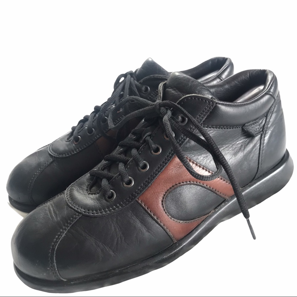 Men’s FRAU Black Leather Shoes - 9